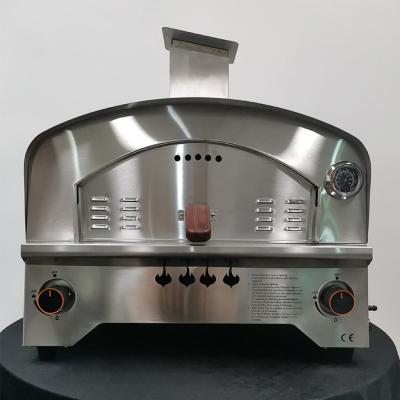 China Modern Top Selling Gas Power 500 Degree Italy Pizza Maker Portable Pizza Oven for sale