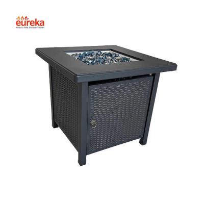 China Large 19 Inch Stocked Fire Pit Fire Pit Table Outdoor Smokeless Garden Furniture Set With Gas Fire Pit for sale