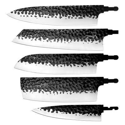 China CLASSIC Custom Forged Knife Blank Blade DIY MakingStainless Steel Kitchen Parts Chef Knives Without Handle for sale