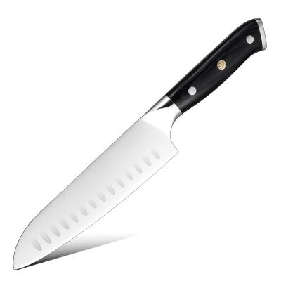 China High quality 1.4116 high carbon disposable stainless steel japanese style kitchen knife santoku knife for sale