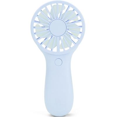 China Use dry batteries or 2022 Creative Folding Night Light Ambient Fan LED Handheld Mini Fan LED Mini Fan Built-in 1200MA Batteries Mobile Game Handheld Fan for sale