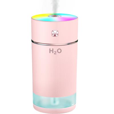 China Portable Electric Air Humidification+Light Smart Air Perfume Evaporative Cool Mist Nebulizer Aromatherapy Essential Oil Car Spray Diffuser Humidifier for sale