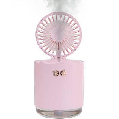 China USB Rechargeable Air Humidifier Mini Humidifier Battery Powered Ultrasonic Portable Air Mist Maker Humidification+Light Amazon 210ml H2o for Bedroom for sale