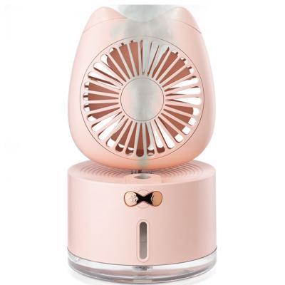 China Air Humidification+Light Portable Diffuser Facial Humidifier Mini Cool Mist Spray Maker Fogger for sale