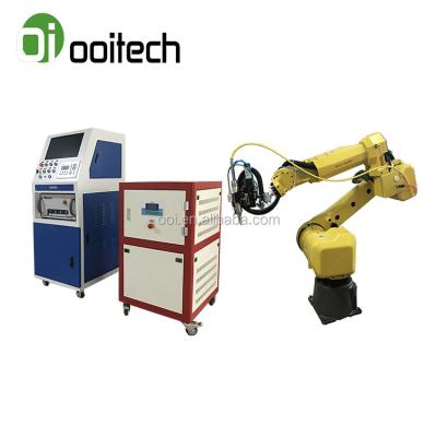 China Laser CUTTING Wuhan Ooitech Intelligent Robot Artificial Fiber Laser Cutter For 3D Mold Processing for sale