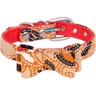 China Wholesale 2021 DETACHED Pet Products Personalized Bohemian Style Accesorios Adjustable Cotton With Bow Dogs Collar COLLARS 100% Cotton for sale