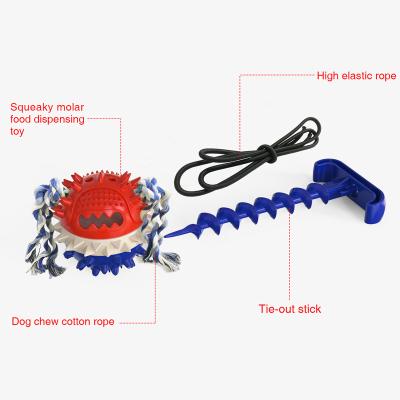 China Viable Wholesale Outdoor Training Fun Pet Toys Indestructible Dog Toys For Aggressive Chewers for sale