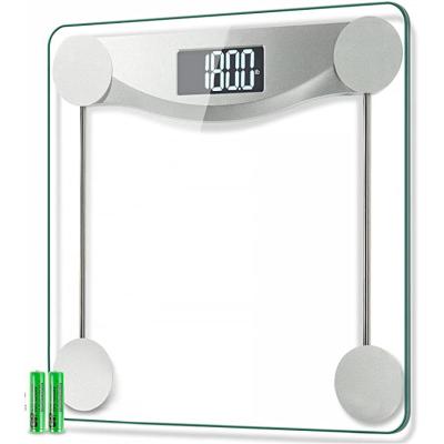 China Weight Smart Glass Measuring LCD Display Electronic High Accurate Smart Digital Bathroom Scale for sale