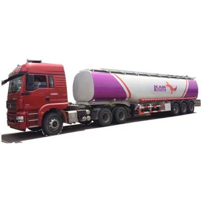 China Truck Trailer Carbon Steel Liquid Transport Truck Semi 45000 55000 Liters Fuel Tank Trailer for sale