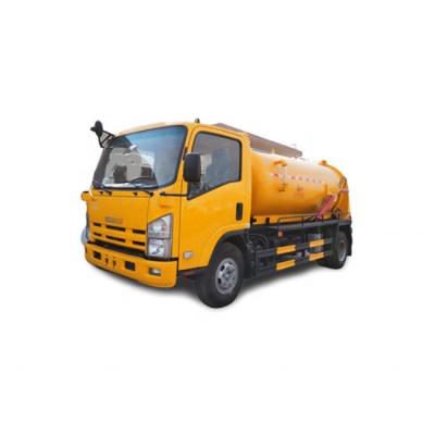 China Japanese Carbon Steel 4x2 Sewage Truck 5m3 5000L Sewage Suction Truck for sale