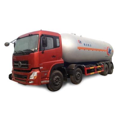 China Hotels 35500liters lpg refilling bobtail trucks 8x4 lpg truck for sale for sale