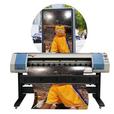 China Hotels 1.6m/1.8m 6ft textile dye sublimation printing machine large format eco solvent printer for sale