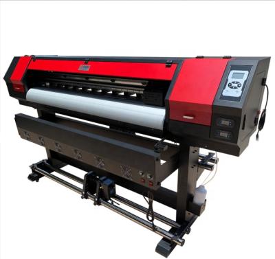 China LANSONG1.3mdigital advertising inkjet printers indoor outdoor eco solvent printer with Xp600 Dx5 DX7 I3200 head for sale