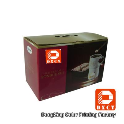 China Beautiful Corrugated Small Rectangular Cardboard Boxes Eco For Food Package for sale