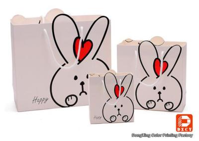 China Eco Friendly Custom Printed Cute Carrier Paper Bags Elegant For Gift Packaging for sale