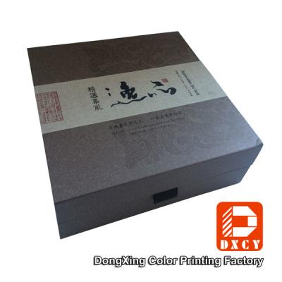 China Gold Stamping Delicate Luxury Gift Boxes , Hard Cardboard High Gloss Gift Boxes for sale