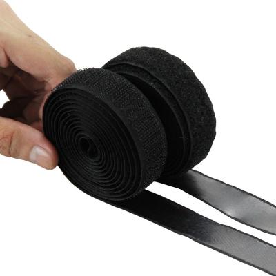 China Iron Free Sewn Viable Pressure Sensitive Tape Self Adhesive Fabric Hook and Loop Fasteners Glue for sale