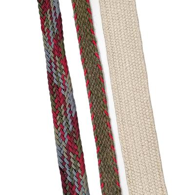 China Sustainable High Quality Multifunctional Eco-friendly Jute Braid Webbing for sale