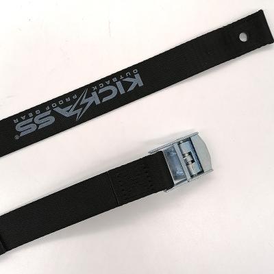 China High Security Elastic And Convenient To Use Zinc Alloy Cam Buckle Strap Custom Cargo Ratchet Tie Down Double J-Hook Web Band for sale