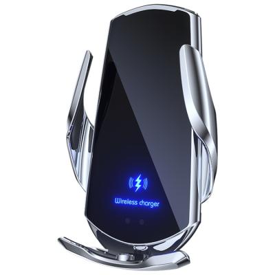 China Q3 Cell Phone Mobile Phone Holder Car Charger Phone Charger 15W Qi Wireless Fast Charging Wireless Charger for sale