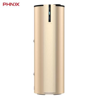 China Hotel calor bomba piscina air source all in one heat pump manufactures storage water heater for House hot water for sale