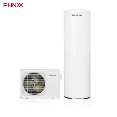 China Hotel PHNIX Air Source Household Split Hot Water Heat Pump Water Heater 200L 3.5kW for sale