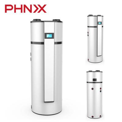 China Hotel PHNIX all one ONU d'en de todo de bomba de calor scam Heater Calentador de agua water pump electric air source heating heat pump for home for sale