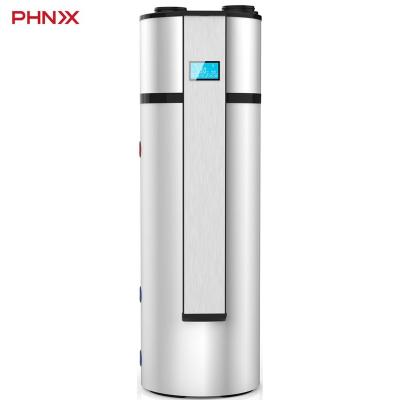 China Hotel PHNIX Heat Pump Water Heater Air Source All In One Guangzhou China Manufactures For Residential House Bath for sale