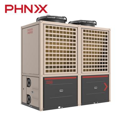 China Low Noise Running Industrial Hotels PHNIX Air Cooled Water Chiller For Cooling And Heating for sale