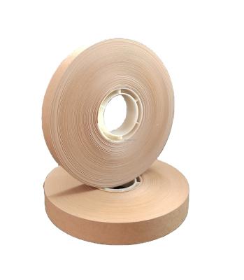 China Machine Packing Brown Kraft Paper Rolls 30mm Logo Paper Tape Print For Accepting Bandage Tapes Tying Tapes for sale