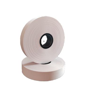 China Machine Packing Tying Tapes 30-40-120 Pure White Kraft Paper Tapes From Wrapping Maker for sale