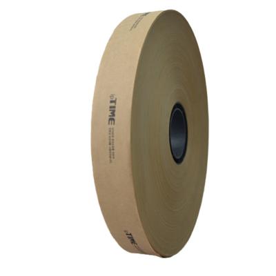 China Anti-Static Heating Brown Kraft Paper Tapes Seal Strapping Tapes For Paper Machine Application for sale