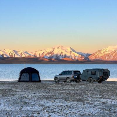 Cina 16 piedi di alluminio NJSTAR trailer Explorer Overland Pop Up Off Grid Camping trailer in vendita