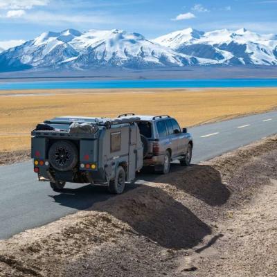 China NJSTAR Überland Reisetrailer 16ft Solarbetrieb Off-Grid Camper angepasst zu verkaufen