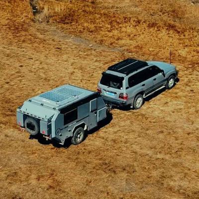 China Op zonne-energie aangedreven off-road reisauto's Njstar Explorer 4x4 Camper Trailer Te koop