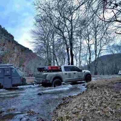 Cina Off Grid Caravan Overland Trailer Avventuriero Spedizione NJSTAR EXPLORER in vendita