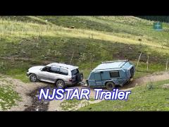 2000lbs off grid solar trailer caravan off grid travel trailer solar airbag suspension