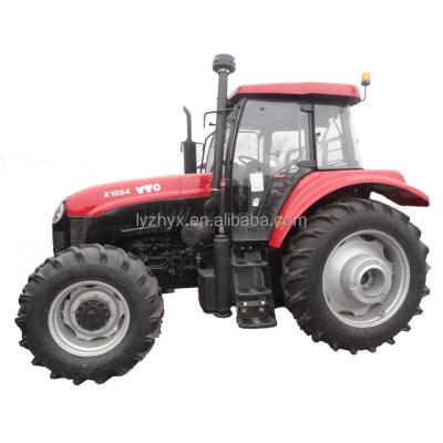 China Farm Tractor YTO Brand X1004 100hp Wheel Tractor With Cabin Or Canopy for sale