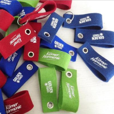 China Souvenir Gifts Promotion Felt Key Chain Pendant, Customized Felt Products, High Quality And Low Price for sale