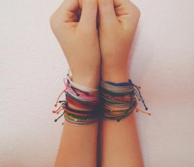 China Taiwan popular wax color string bracelet knitting waterproof bracelet for sale