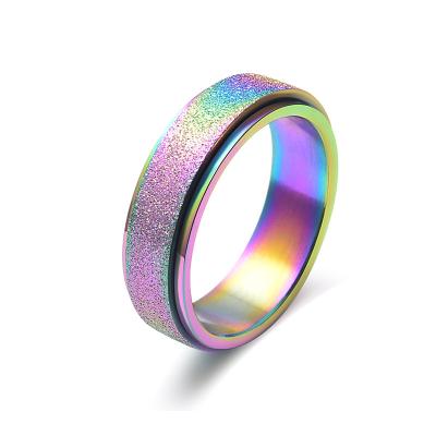 China Polishing Titanium Turned/Matte Dull Polishing Rings Turned Steel Anodizing Colored for sale