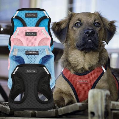 China Popular Manufacturer Dog Vest Chest Harness Belt Reflective Reflective Dog Harness For Large Dogs for sale