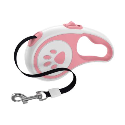 China Wholesale DETACHED Dog Retractable Leash Button Control Portable Goods Dog Collar Auto Retract Walking Leash for sale