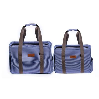 China Breathable Large Capacity Pet Bag Go Out Portable Cat And Dog Handbag Go Out Travel Canvas Pet Bag Pet Handbag for sale