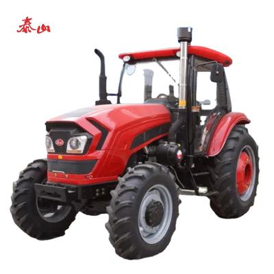 China Farms Guaranteed Quality YTO Agricultural Engine 120hp Wheel Compact Mini Farm Crawler Tractor for sale