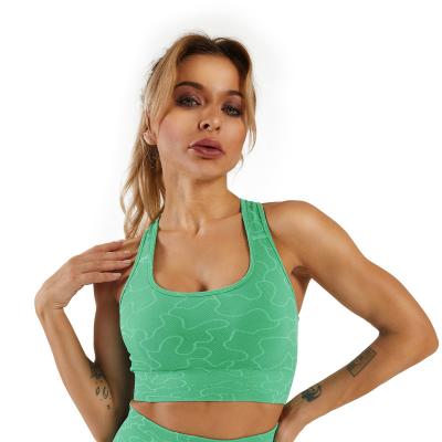 China Wholesale Breathable Color Design Yoga Bra No Steel Ring Sportswear Fitness Sling Gym Yoga Bra for sale