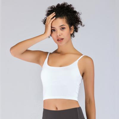 China New Up-to-date Women's Yoga Vest Fashion Price Optimization Breathable Soft Sportswear Fitness Slim Top for sale