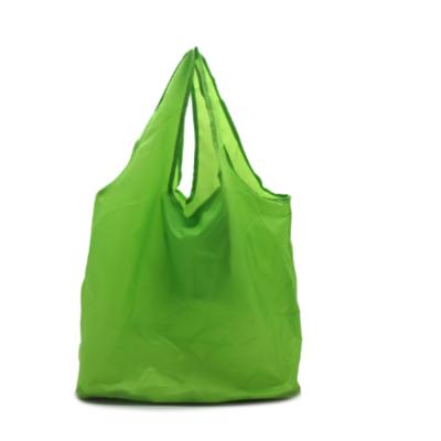 China Soft-Loop Cheap Printed Polyester Collapsible Shopping Bag Large Capacity Collapsible Shopping Bag for sale