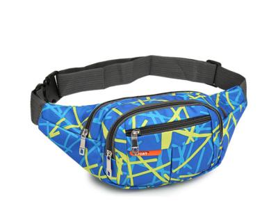 China Multifunctional Colorful Line Running Sports Fanny Pack Waterproof Chest Bag Water Proof New Design Waist Bags for sale