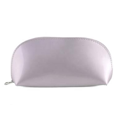 China Custom PU Fashion Travel Reusable Durable Portable Small Makeup Pouch Waterproof Leather Cosmetic Bag for sale